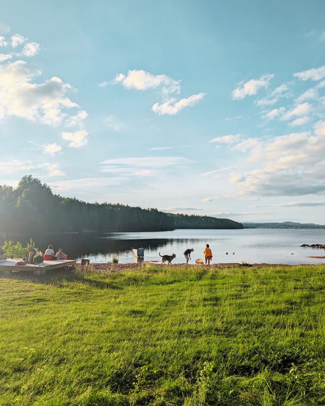 Sommardag vid sjön