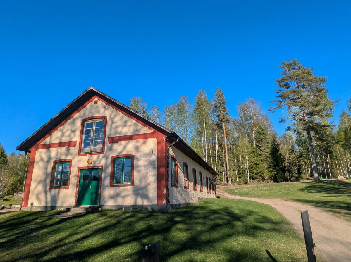 Café och restaurang på gården