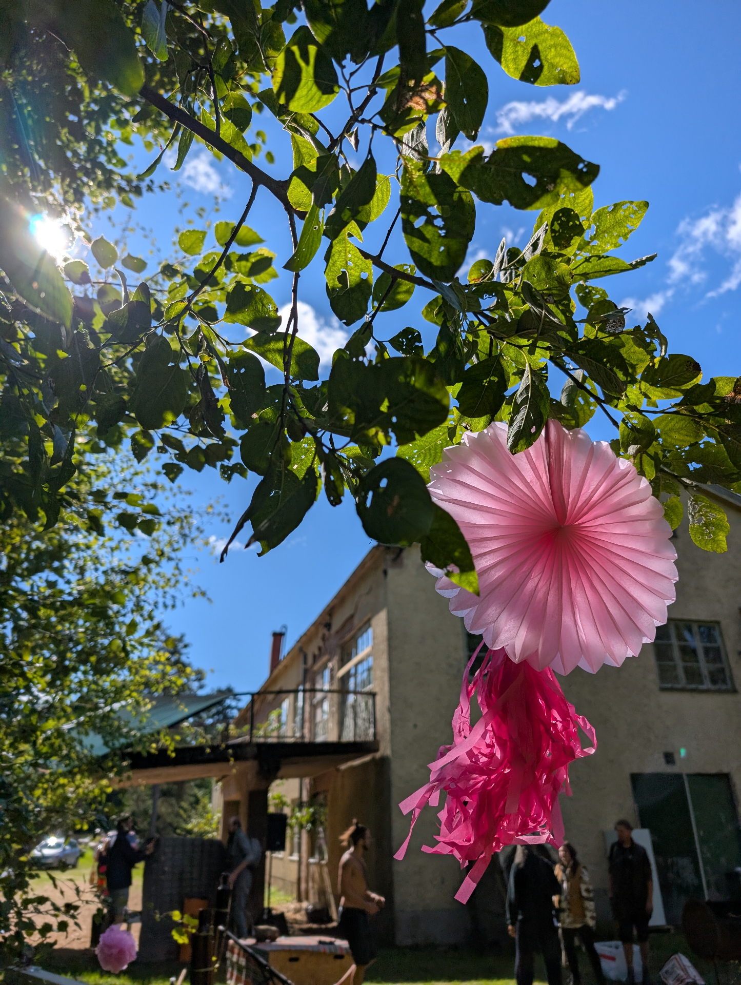 Vår plats — gården en sommardag